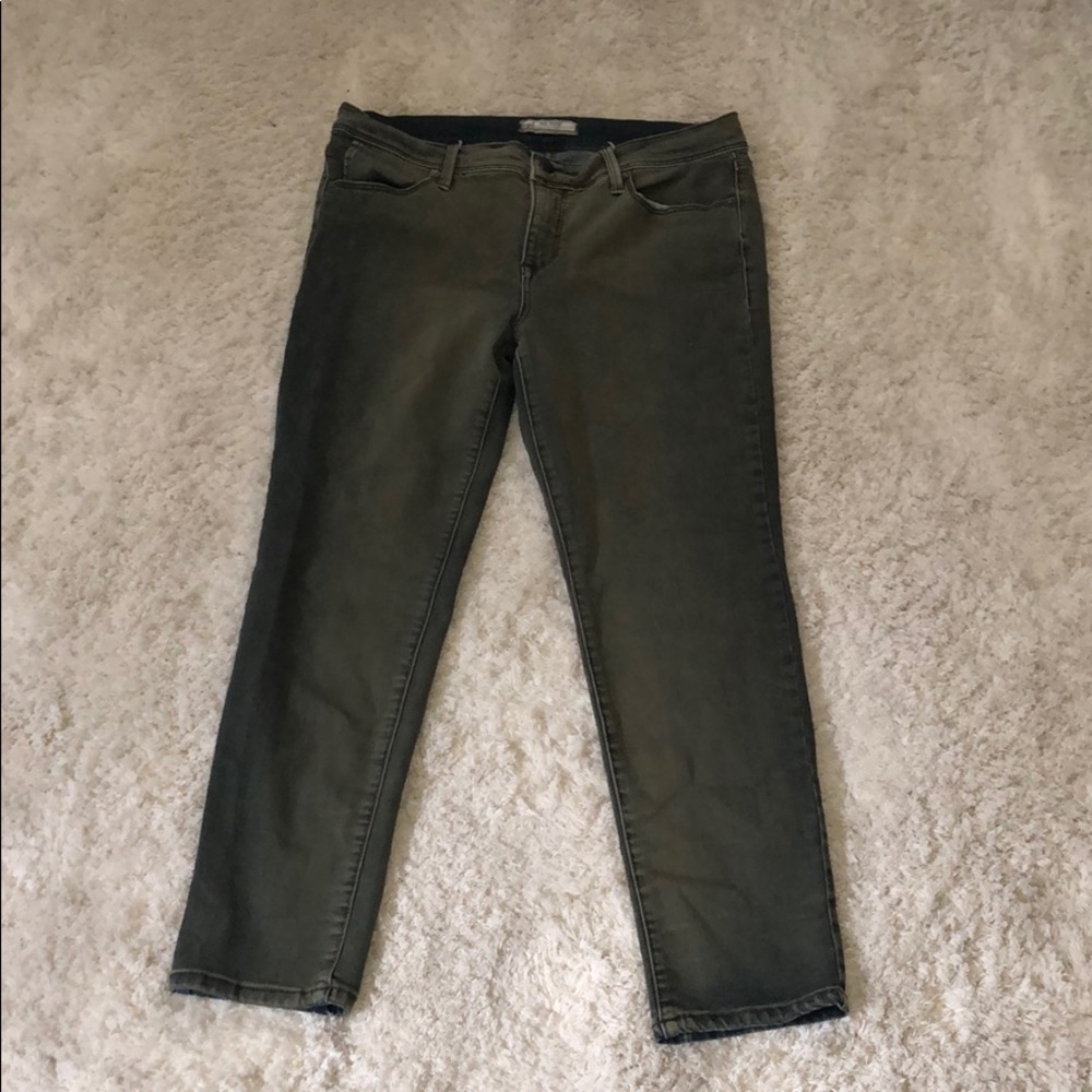 Free People army green jeans